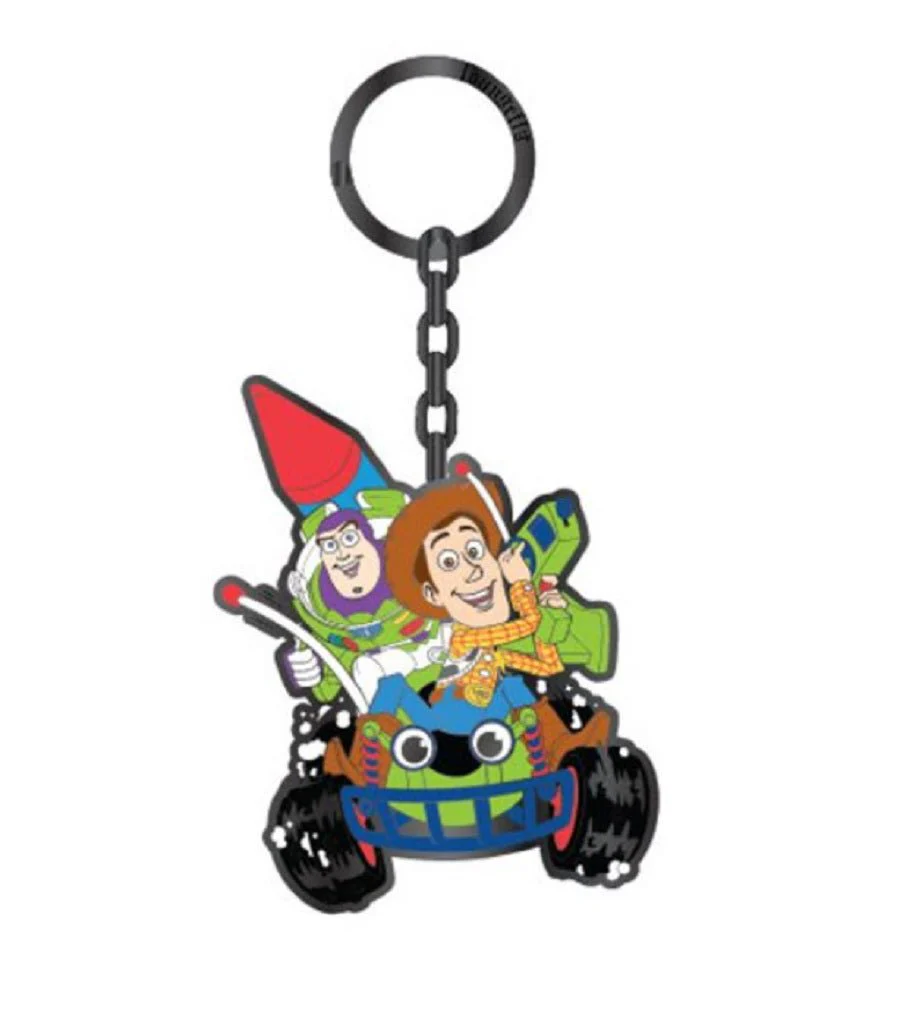 Disney Pixar Toy Story Buzz Lightyear and Woody Enamel Key Chain - Image 1