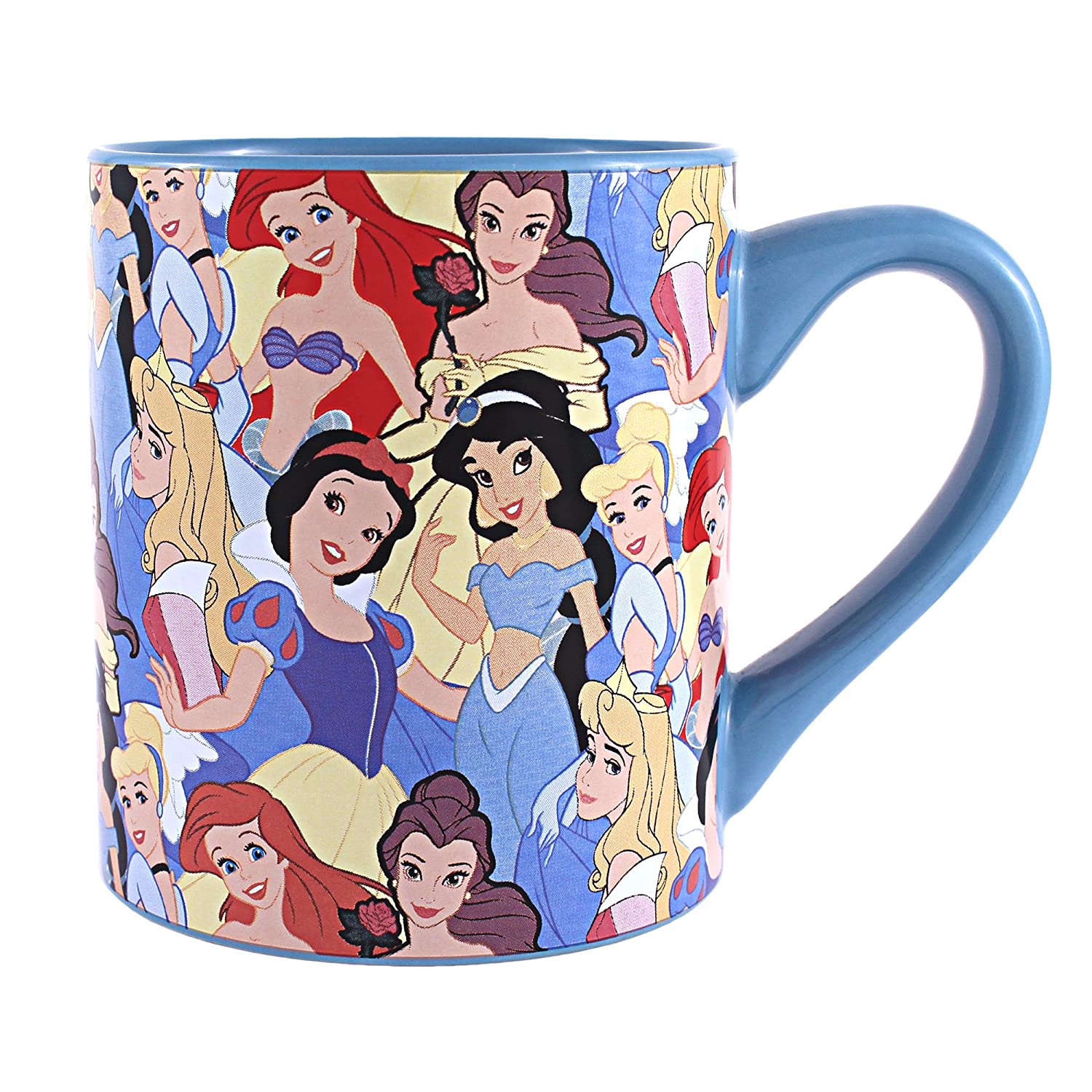 Disney Princess Collage Ceramic Coffee Mug 14-Ounces - Image 1