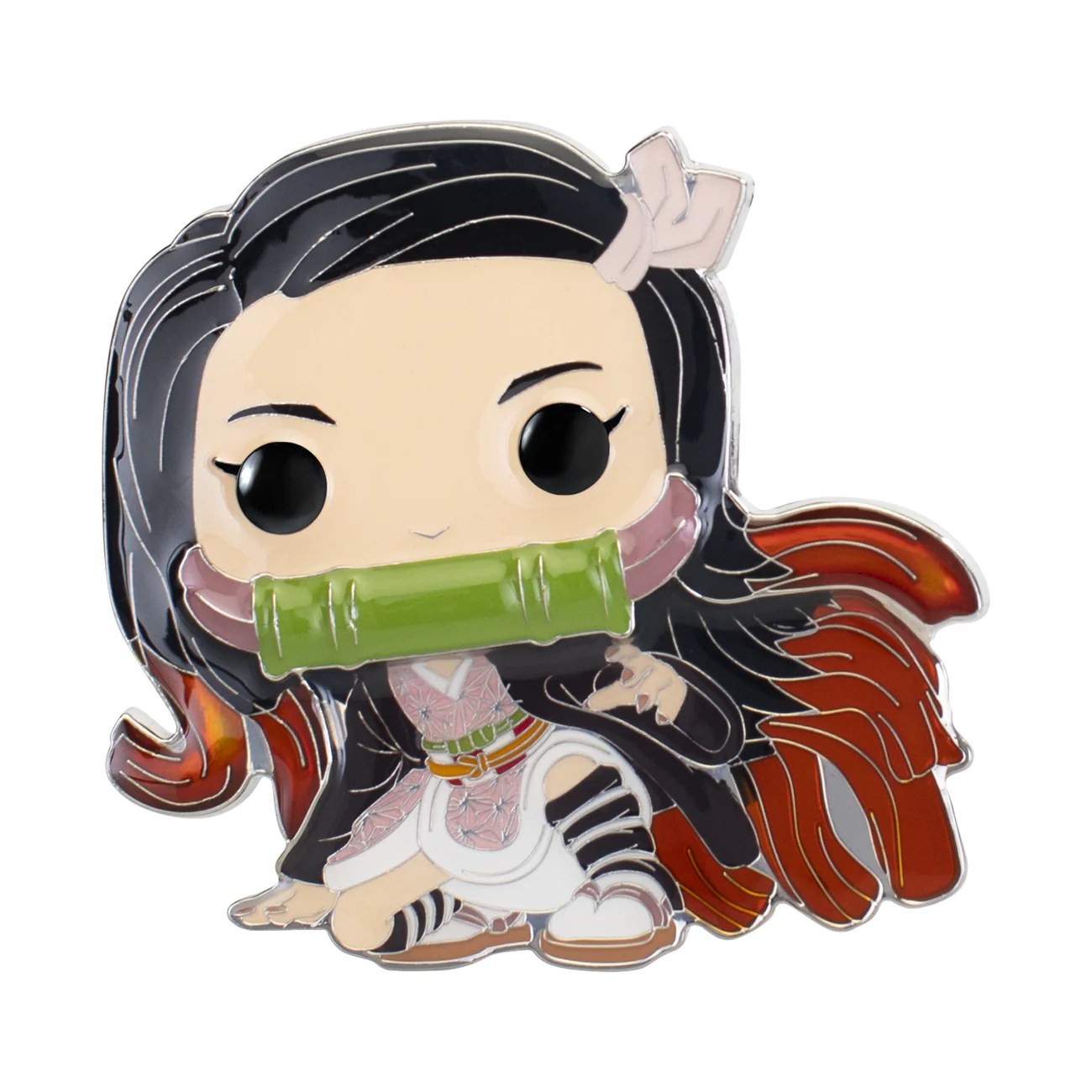Funko Pop! Sized Pins: Demon Slayer - Nezuko Kamado Pin - Image 1