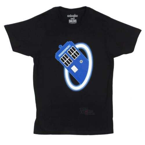 Doctor Who Tardis Time Warp Portals Bbc Adult T-Shirt - Image 1