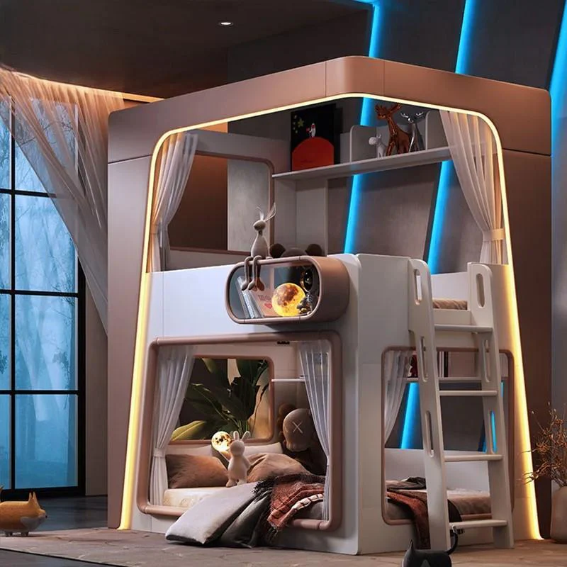 Space Capsule Futuristic Kids Creative Bunk Bed - Image 1