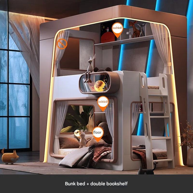 Space Capsule Futuristic Kids Creative Bunk Bed - Image 2