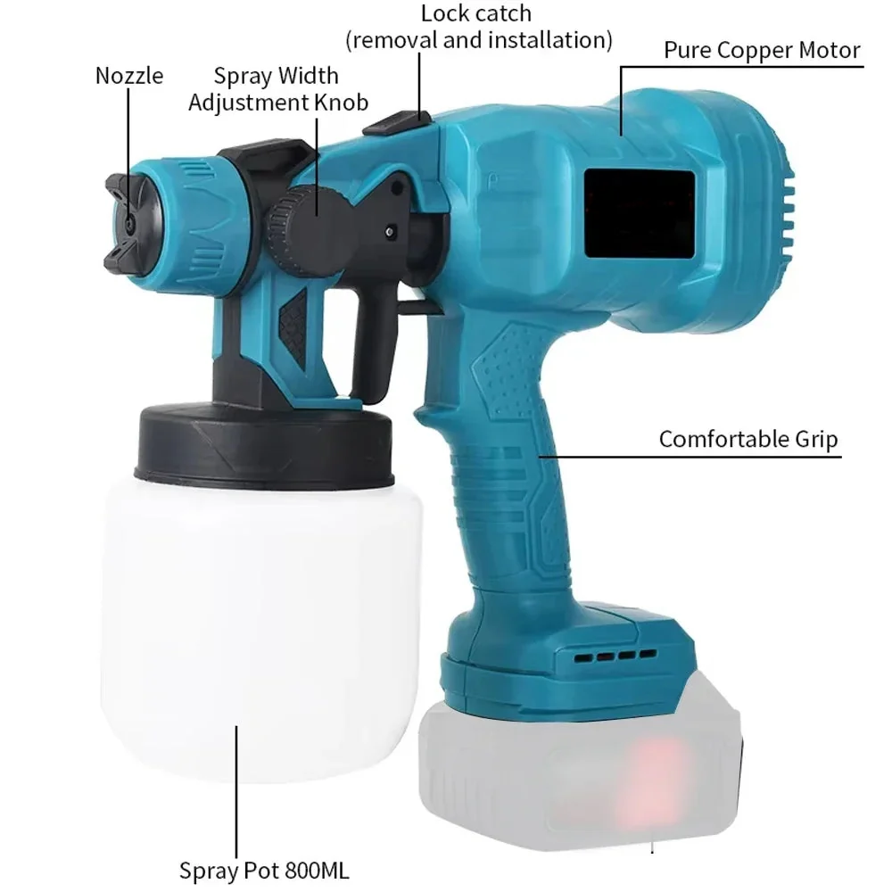 Cordless High Power DIY All Surface Paint Sprayer - Image 3