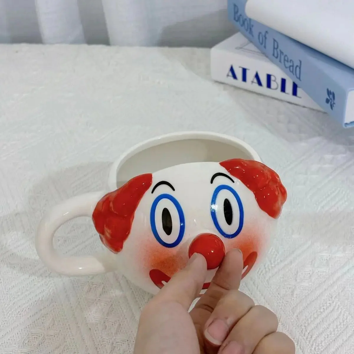 Creepy Clown Ceramic Coffee Mug - Image 2