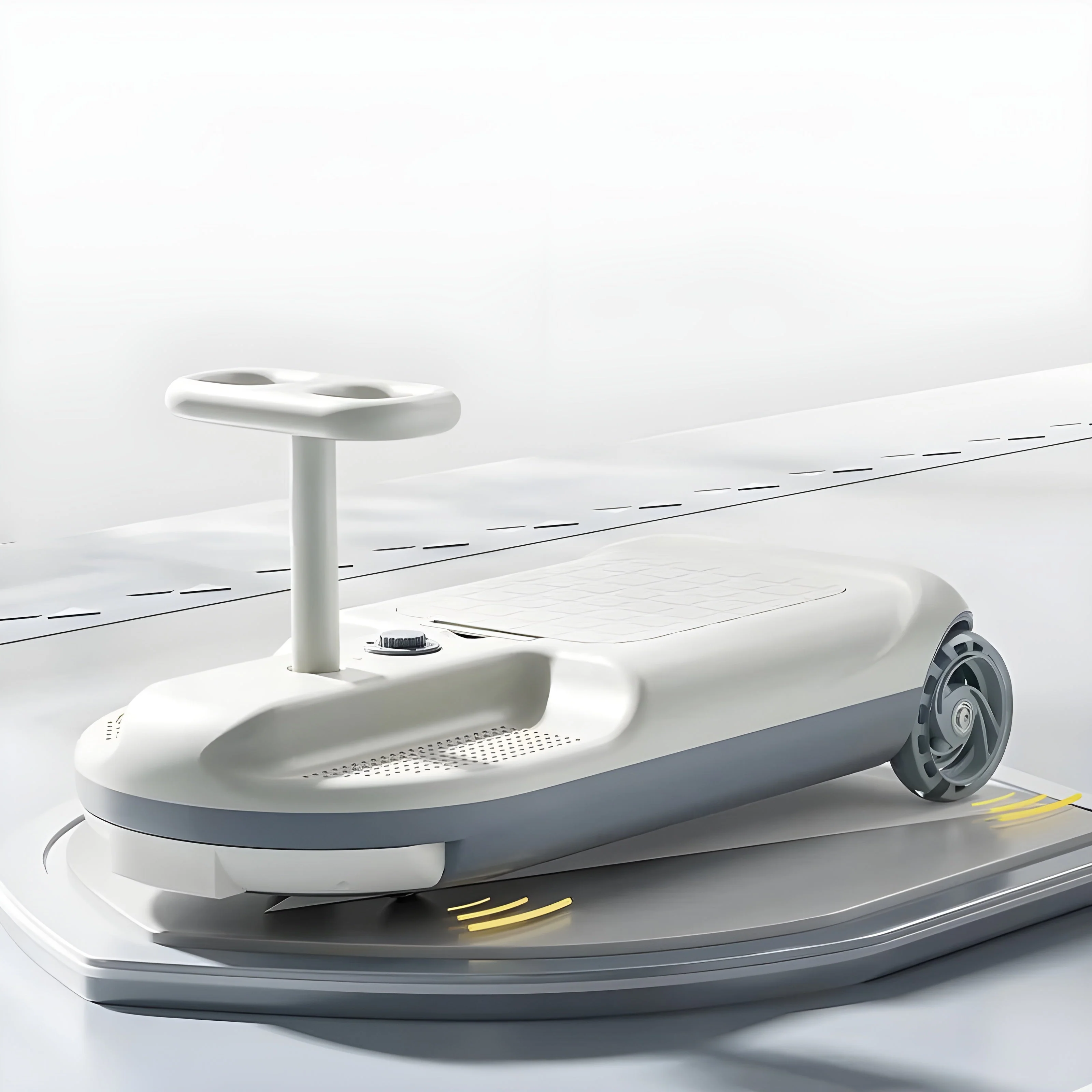 Anti-Rollover Built-in Mop Electric Cleaner - Image 1