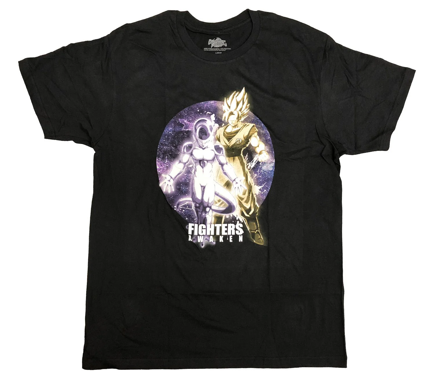 Dragon Ball Figther Z Figthers Awake Goku Vs Frieza Adult T-Shirt - Image 1