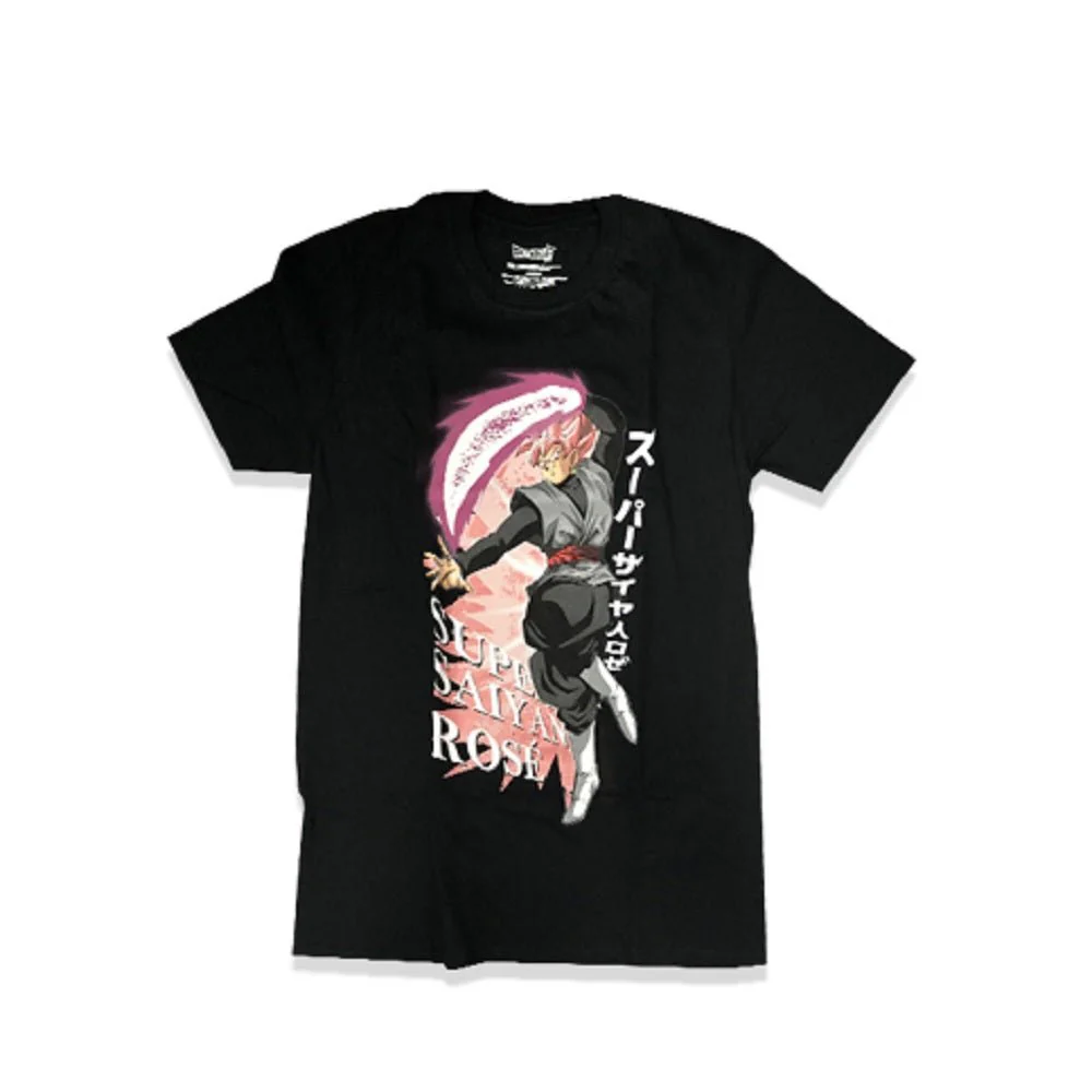 Dragon Ball Super Goku Black Rose Anime T-Shirt - Image 1