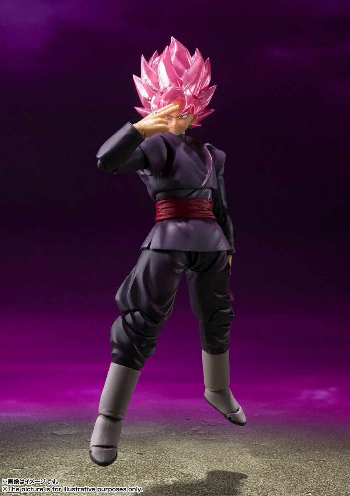 Dragon Ball Super Goku Black Super Saiyan Rose Bandai Spirits S.H. Figuarts Figure - Image 1