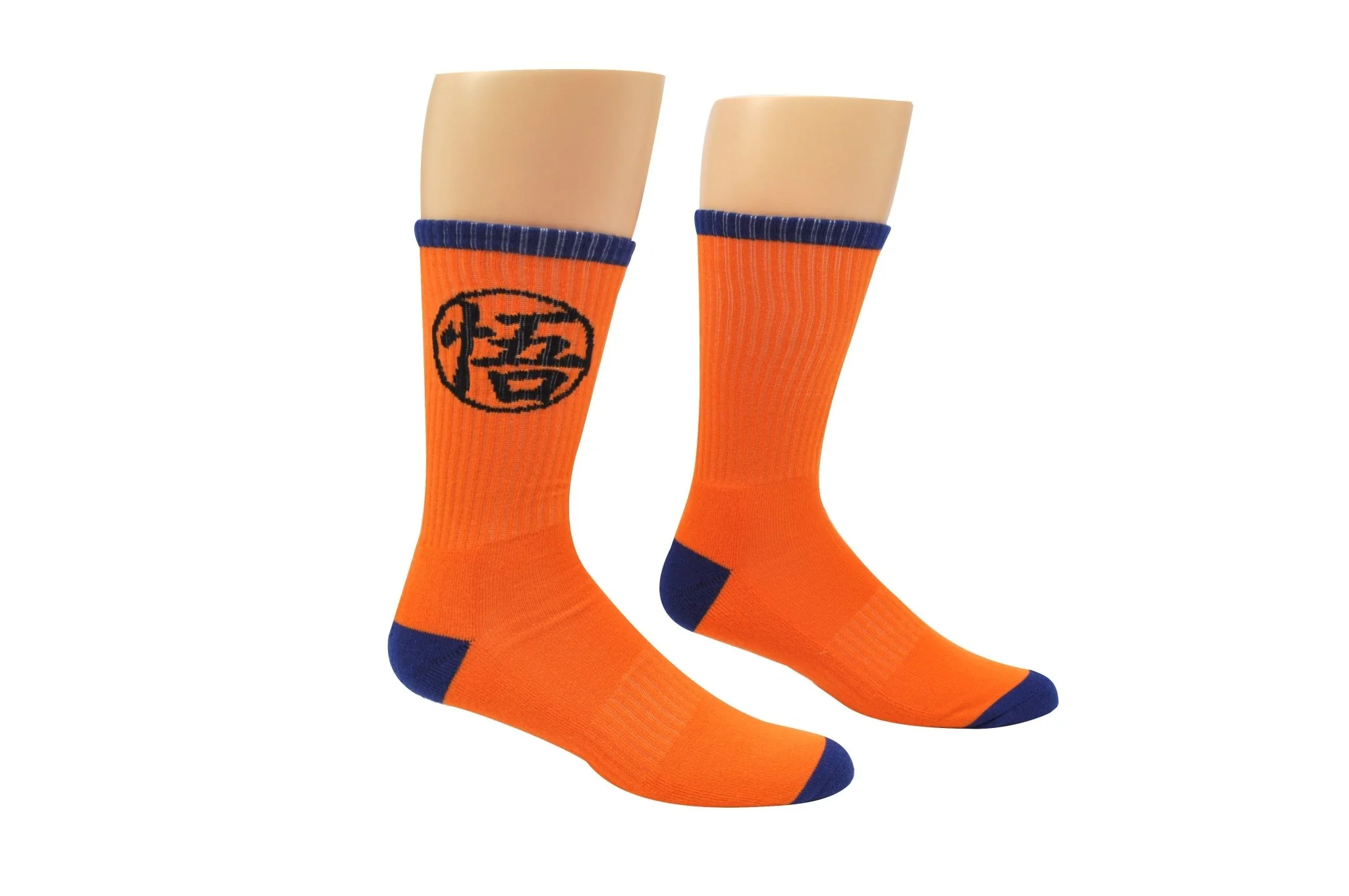 Dragon Ball Super Goku Symbol Anime Athletic Crew Socks