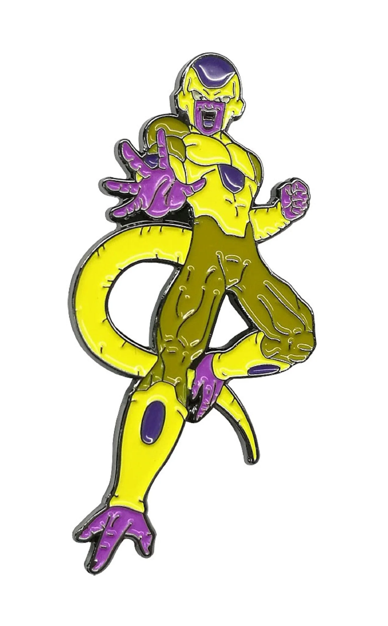Dragon Ball Super- Golden Frieza Anime 2″ Enamel Pin