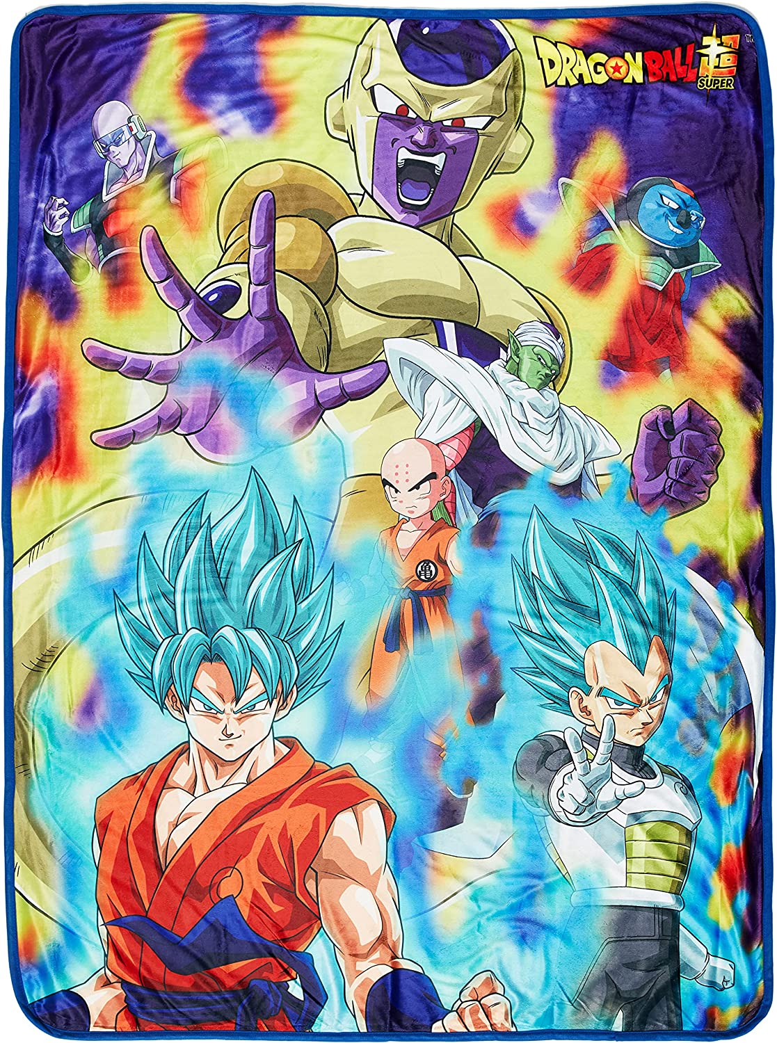 Dragon Ball Super – Group 3 Sublimation Throw Blanket 60in By 46in