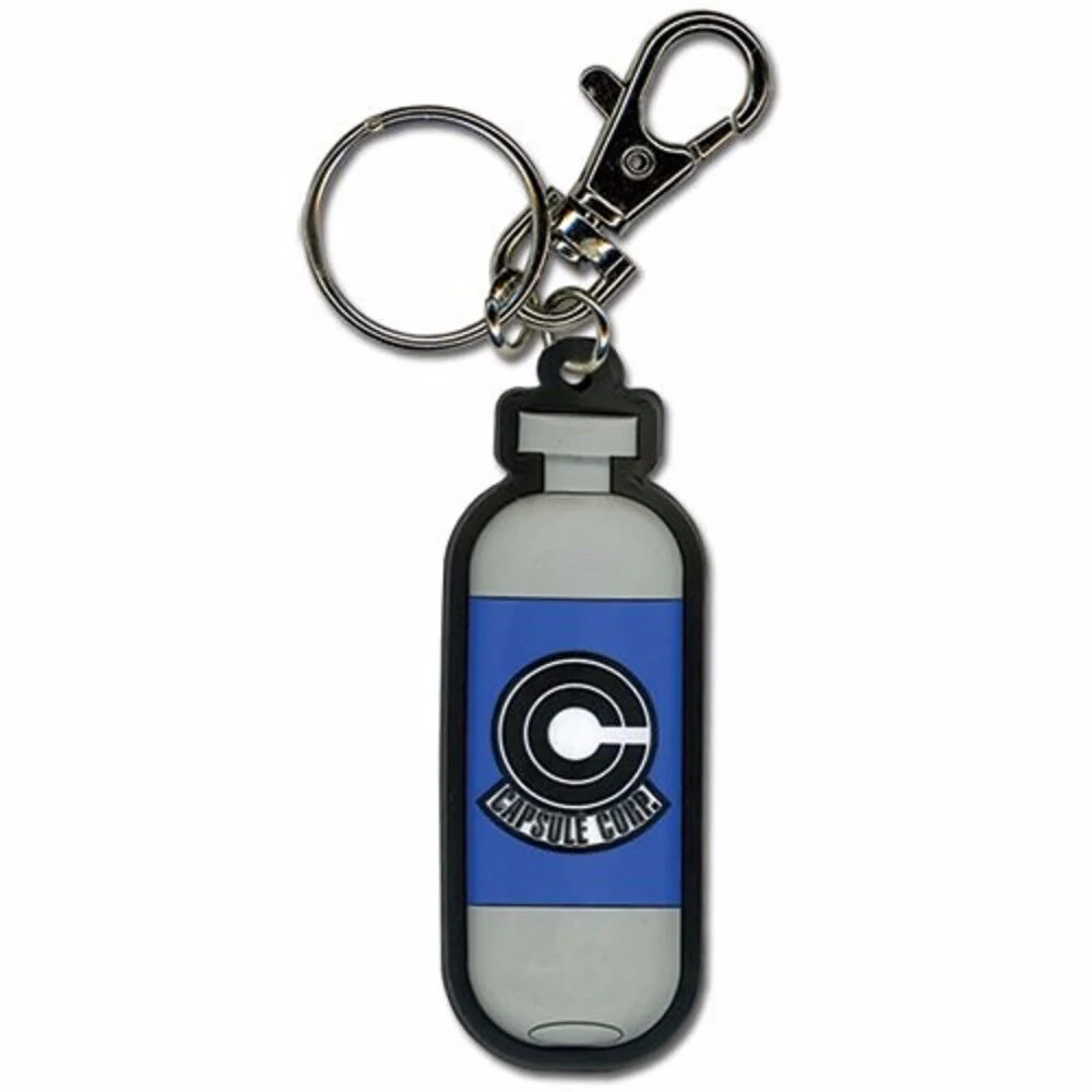 Dragon Ball Z - Capsule Corp Keychain Key Ring Great Eastern Entertainment - Image 1