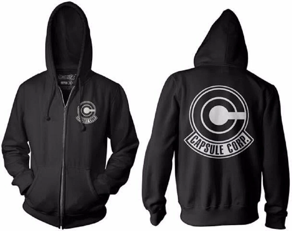 Dragon Ball Z Capsule Corp Symbol Dragon Ball Adult Fleece Hoodie - Image 1
