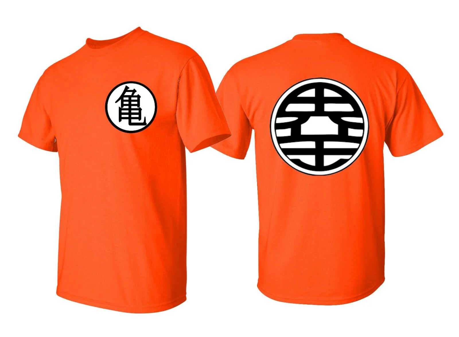 Dragon Ball Z Dbz Goku Kame Symbol Adult T-Shirt - Image 1
