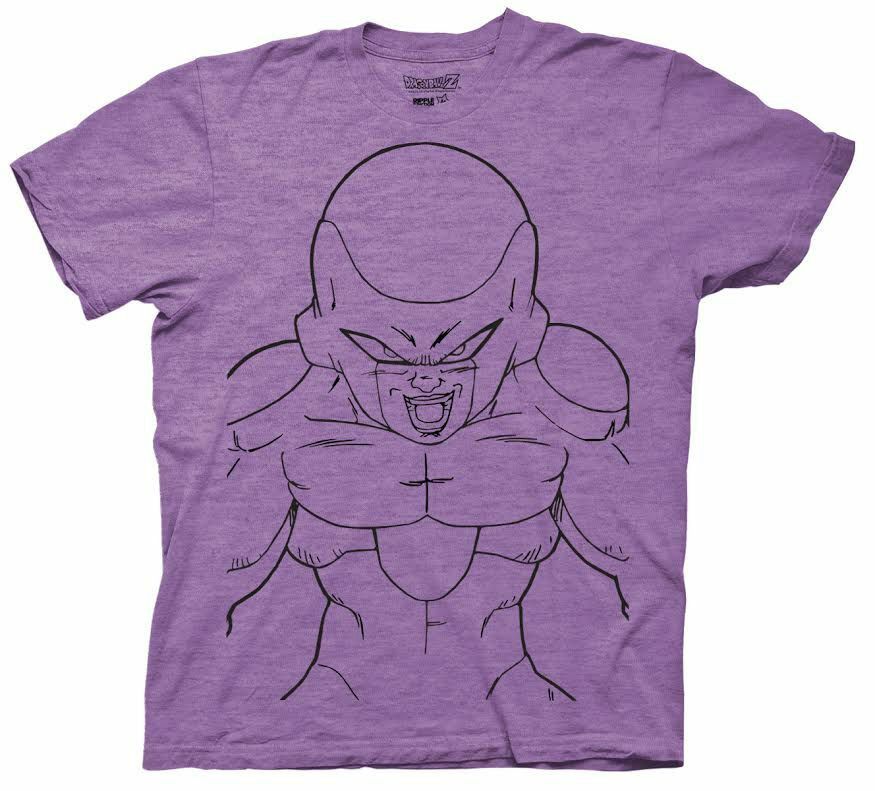 Dragon Ball Z Frieza Line Art Dbz Anime Adult T-Shirt - Image 1