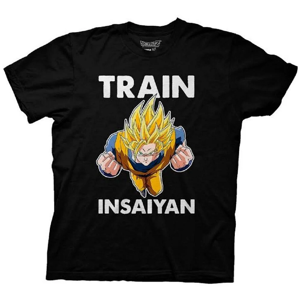 Dragon Ball Z Goku Train Insaiyan Dragon Ball Adult T-Shirt - Image 2