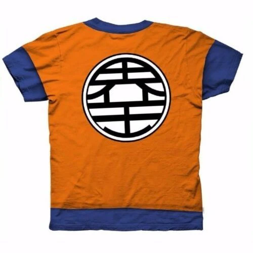 Dragon Ball Z Goku Uniform Costume Cosplay Dbz Adult T-Shirt - Image 1