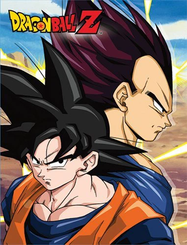 Dragon Ball Z Goku & Vegeta Throw Blanket - Image 1