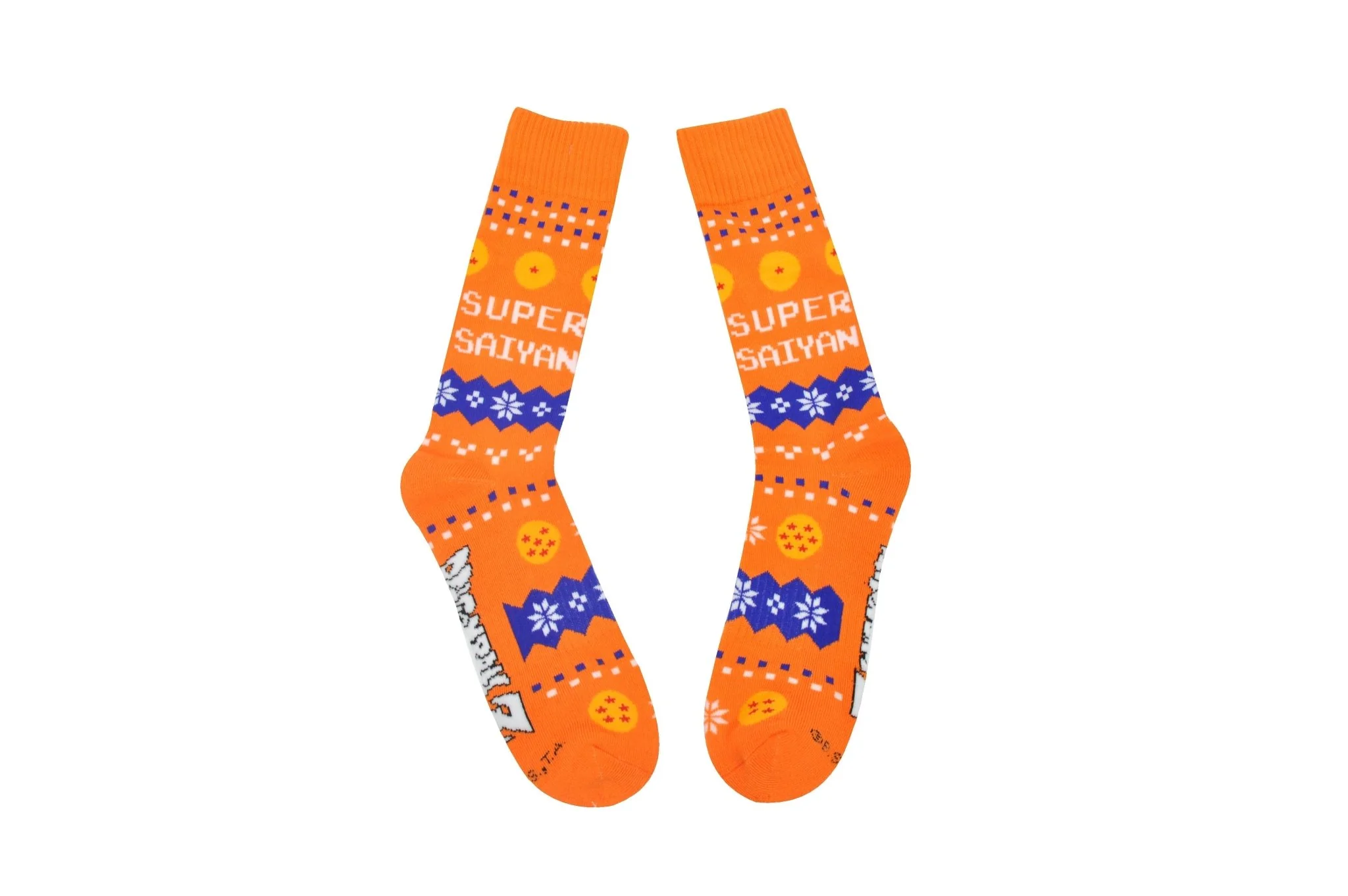 Dragon Ball Z Holiday Anime Athletic Crew Socks - Image 2
