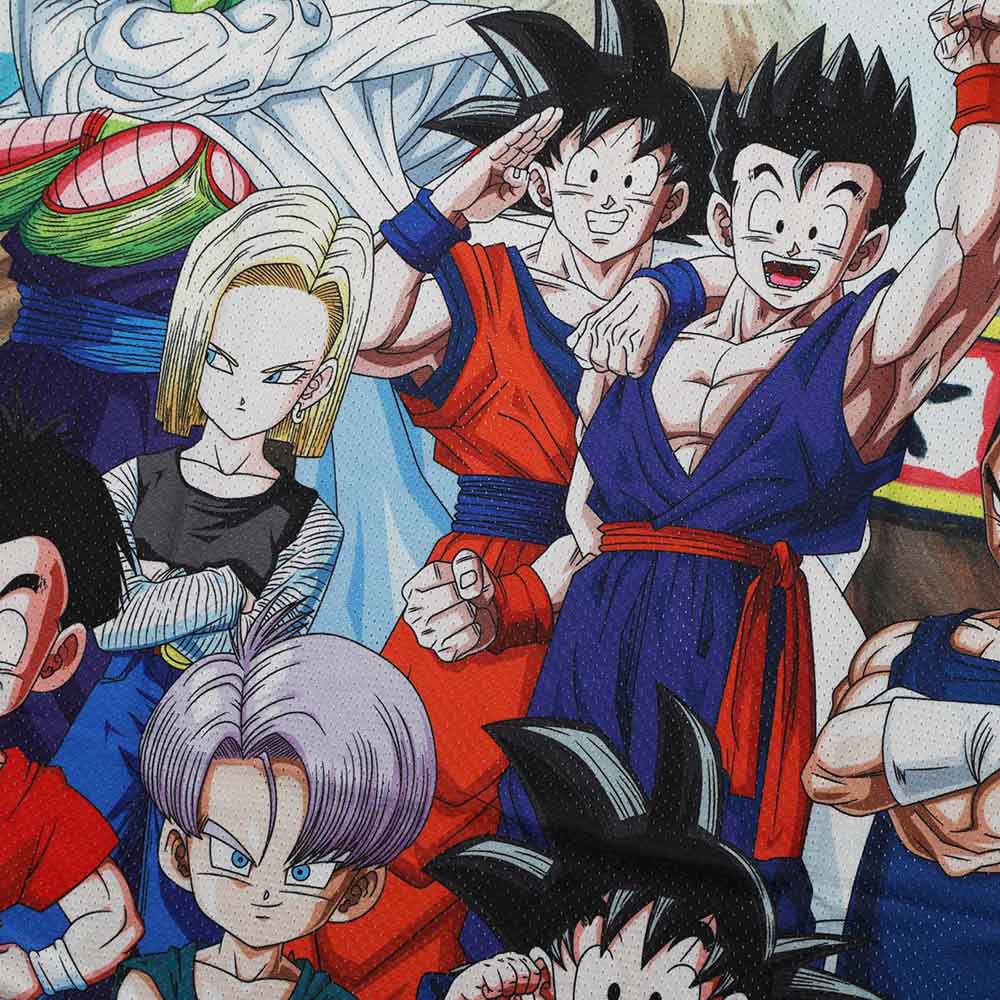 Dragon Ball Z Sublimated Characters Basketball Unisex Adult Jersey - Image 3
