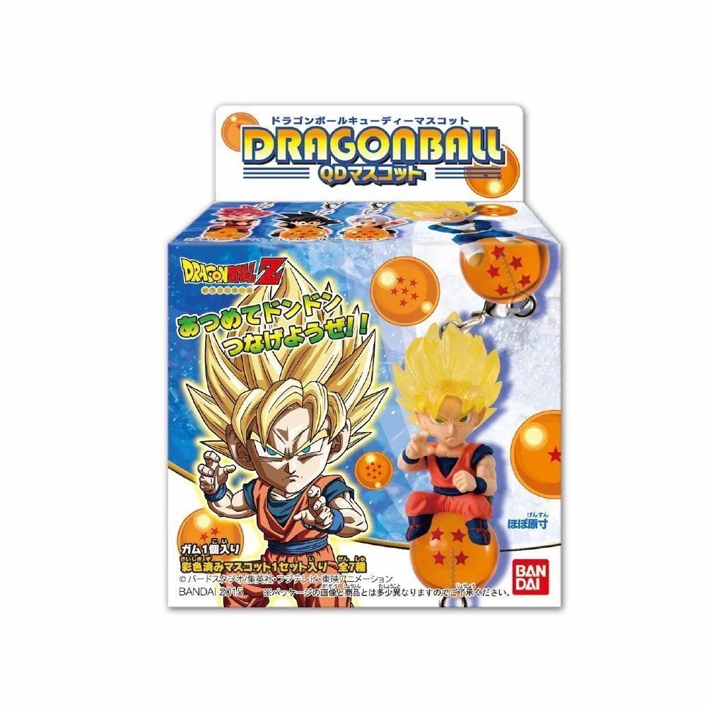 Dragon Ball Z Super Qd Mascot Phone Strap Keychain Figure Dbz Bandai Blind Box - Image 1