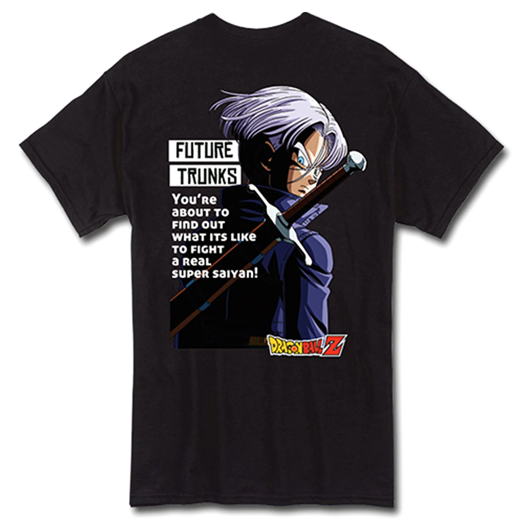 Dragon Ball Z - Trunks Purple Adult Men T-Shirt Great Eastern Entertainment - Image 1
