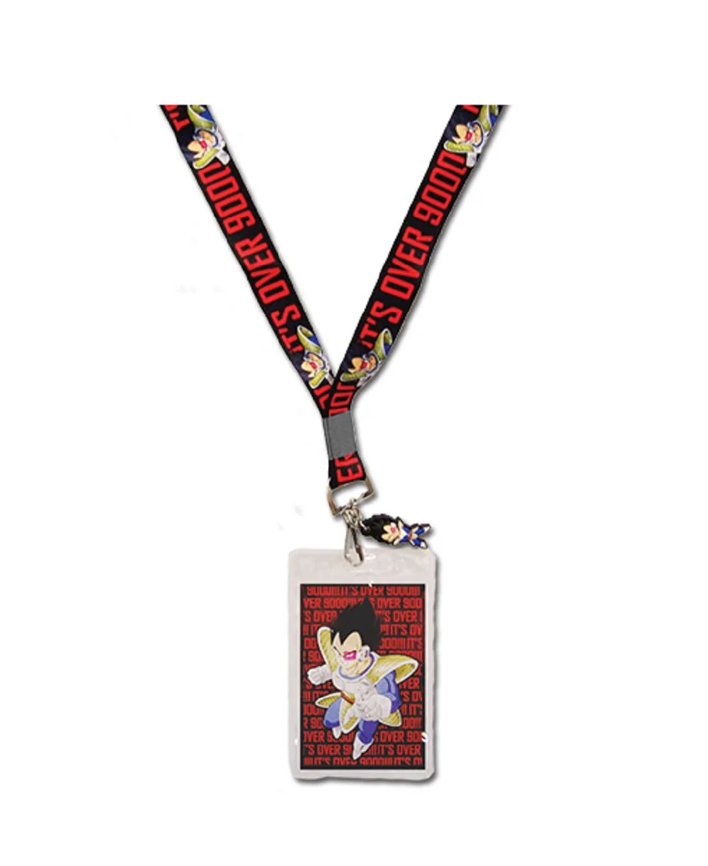 Dragon Ball Z Vegeta It's Over 9000 Anime Lanyard Neck Strap ID Holder - Image 2