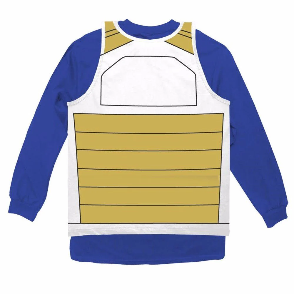 Dragon Ball Z Vegeta Saiyan Armor Costume Cosplay Shirt - Image 3
