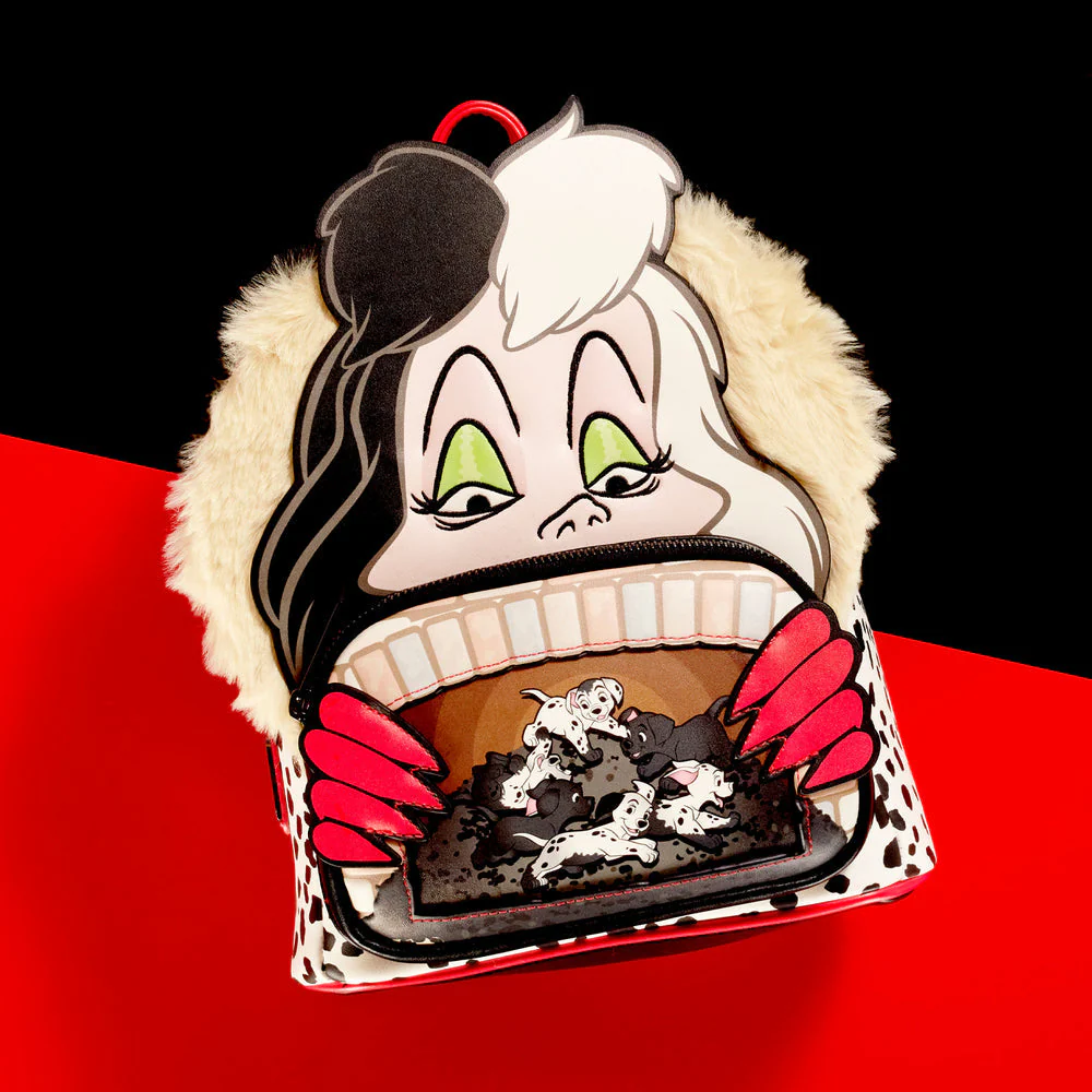 Loungefly Disney 101 Dalmatians Cruella De Villains Scene Mini Backpack - Image 2