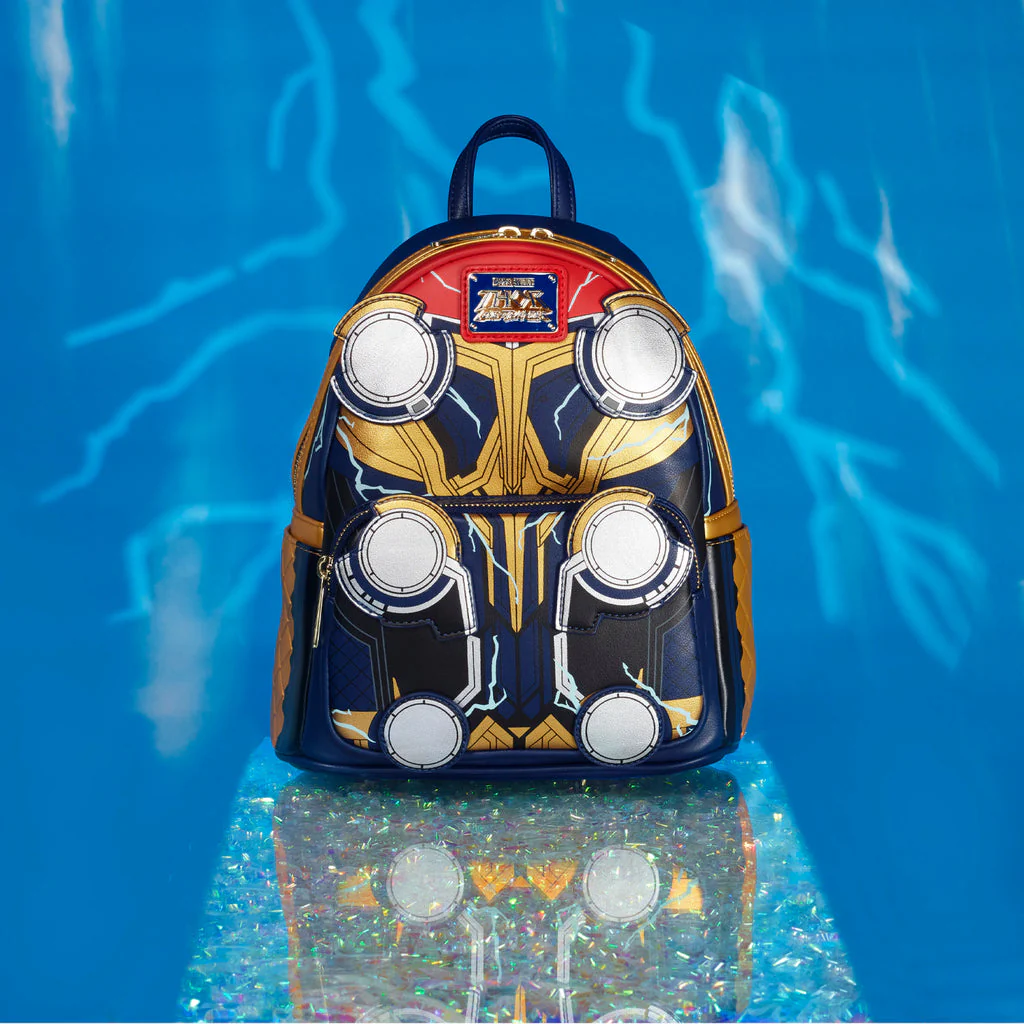Loungefly Thor: Love and Thunder Glow in the Dark Cosplay Mini Backpack - Image 2