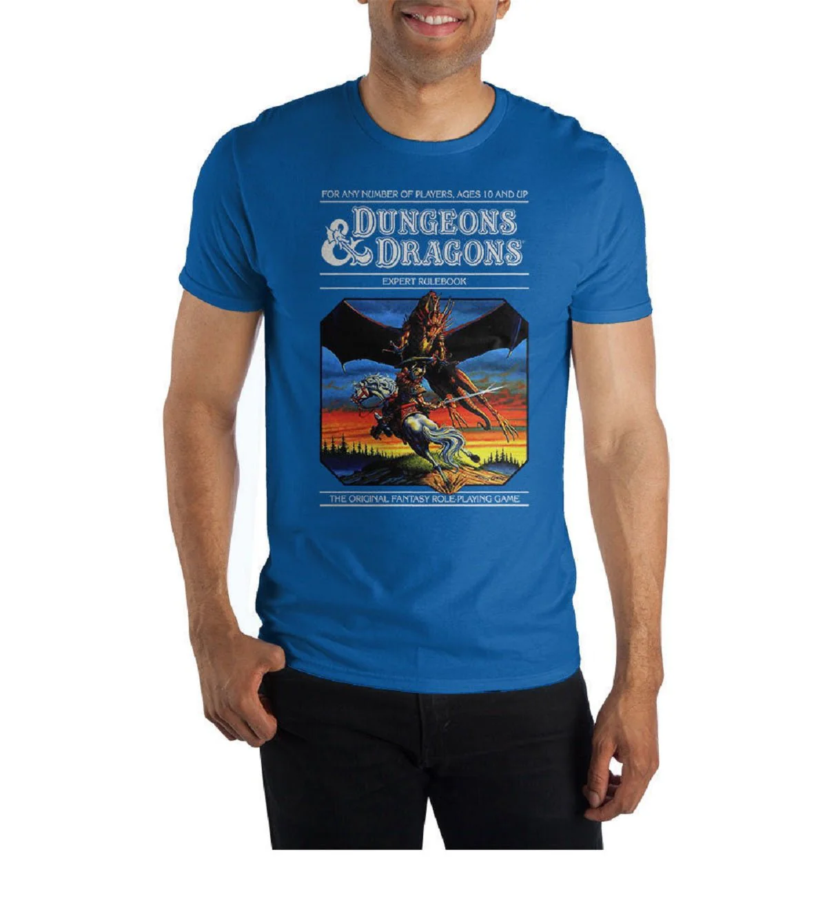 Dungeons and Dragons D&D Expert Rulebook Adult T-Shirt - Image 1
