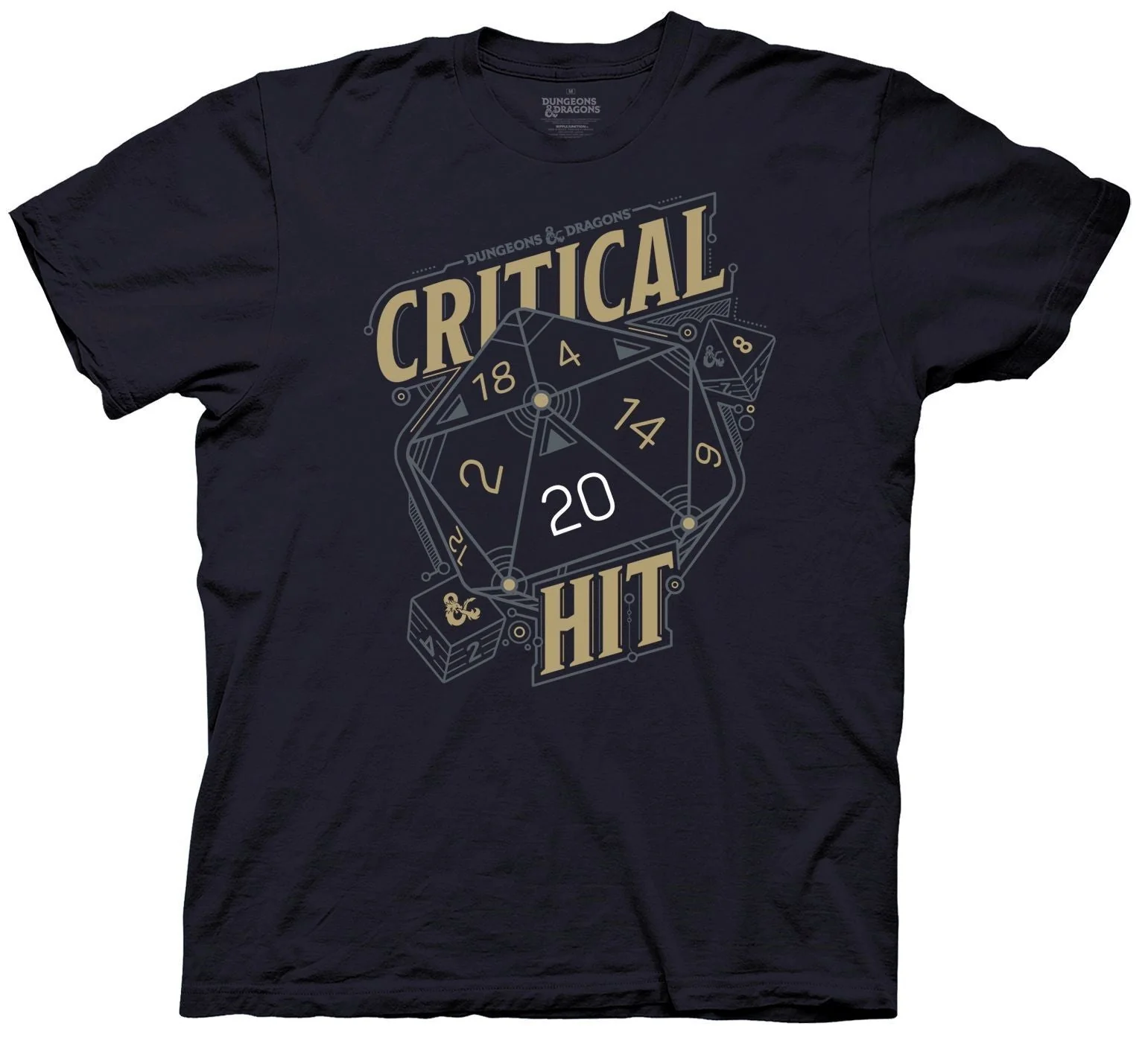 Dungeons & Dragons Critical Hit Officially Licensed Adult T-Shirt - Image 1