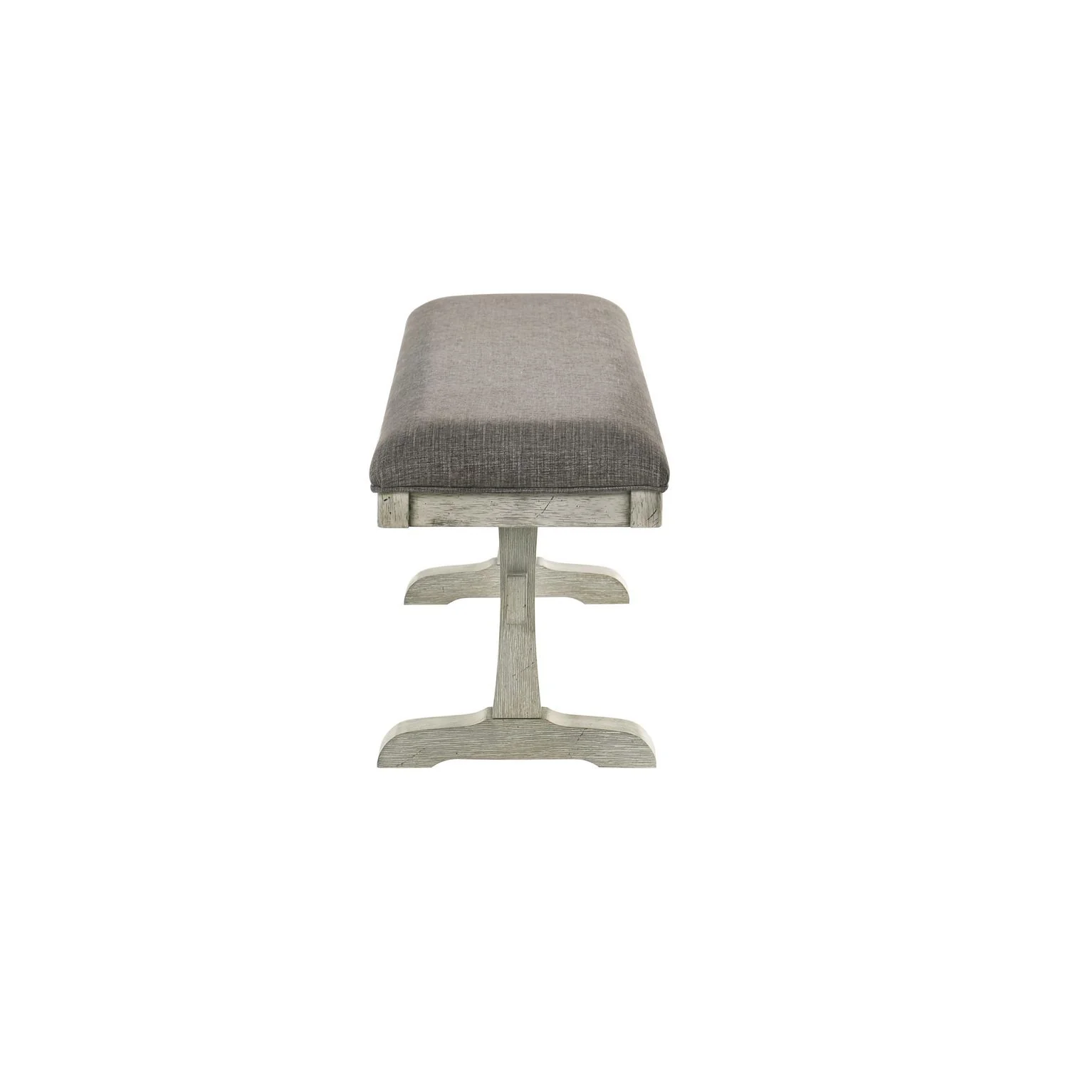 Hallendale - Upholstered Dining Bench - Gravel Wash - Image 3