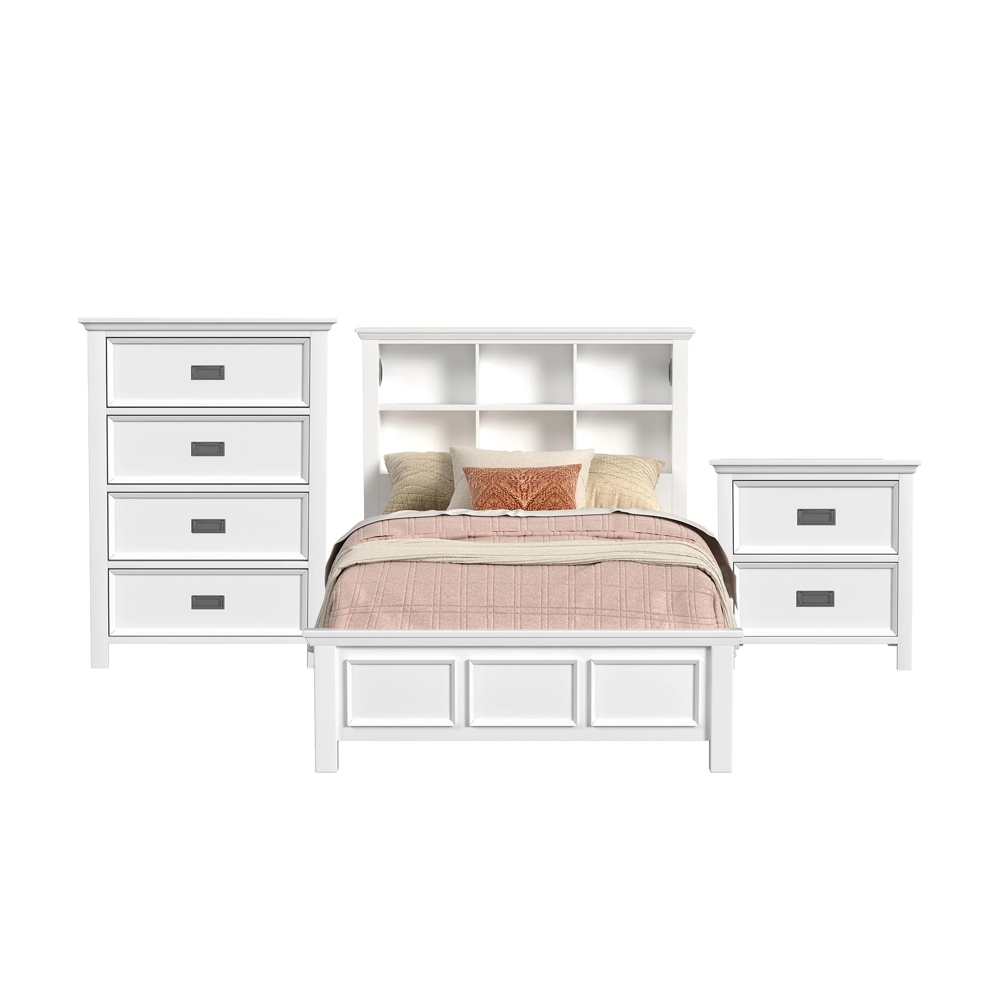 Hampton Kids – Bookcase Bedroom Set