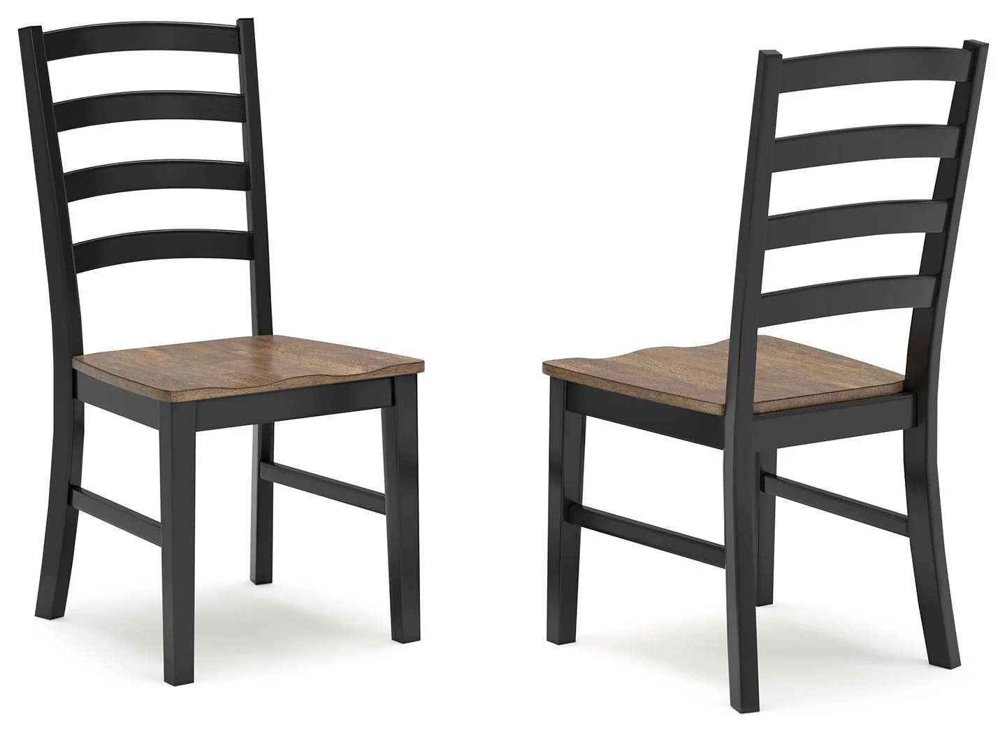 Wildenauer – Dining Room Side Chair (Set of 2) – Brown / Black