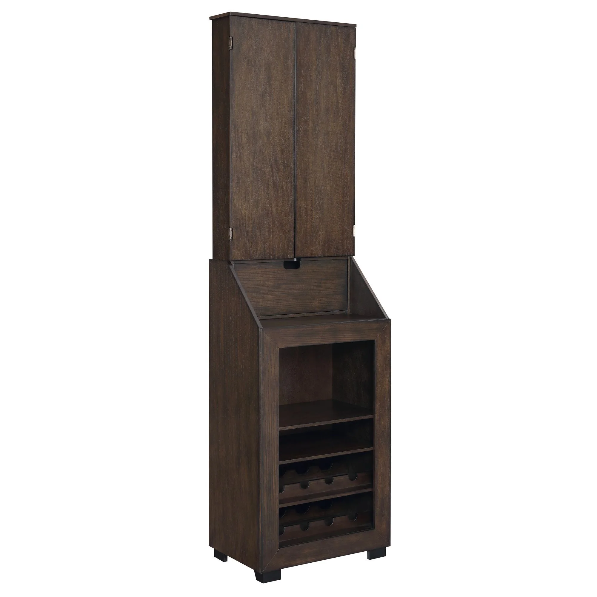 Bone - Dartboard Cabinet Ssg-120405 Cabinet With Dartboard - Dark Brown - Image 1
