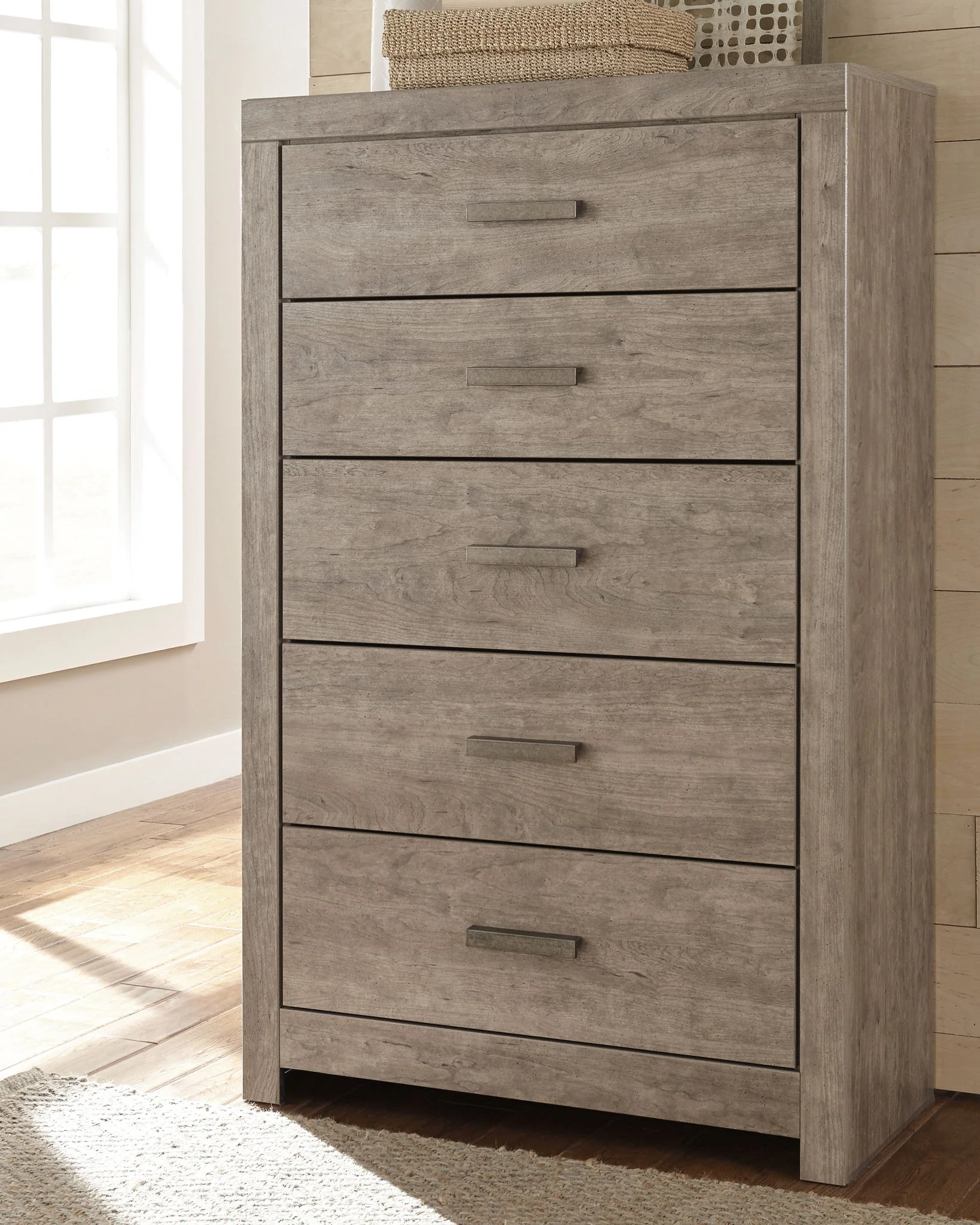 Culverbach - Five Drawer Chest - Gray - Image 3