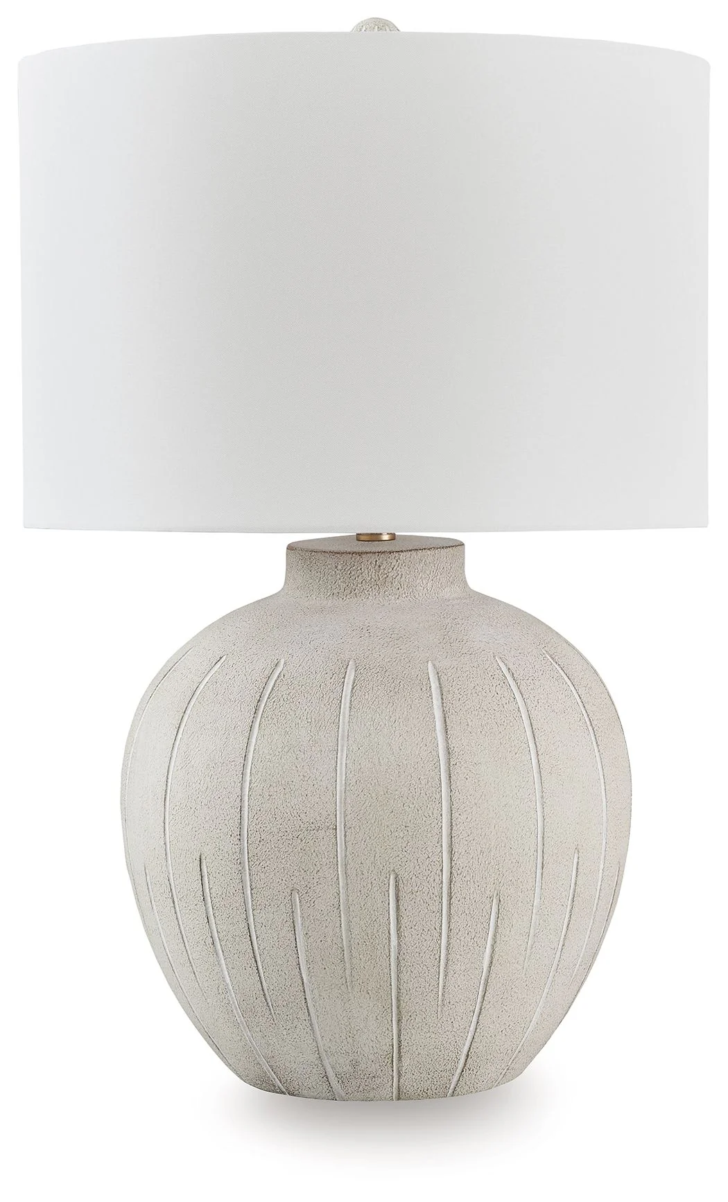 Calbert - Poly Table Lamp - Warm Gray - Image 1