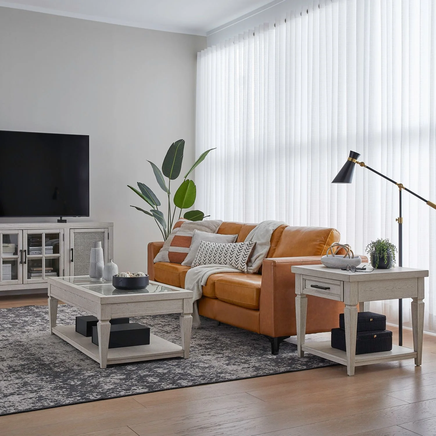 Caruso Heights – 3 Piece Set – Whitestone