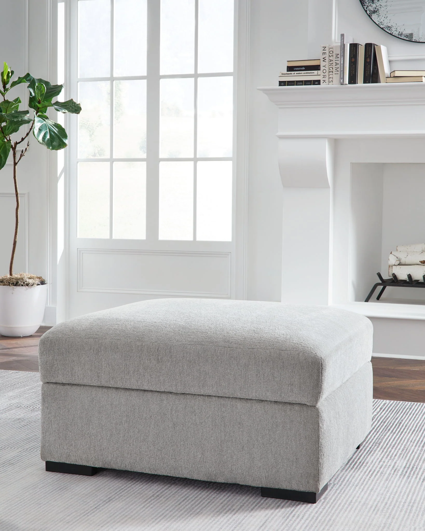 Gabyleigh - Ottoman With Storage - Nickel - Image 3