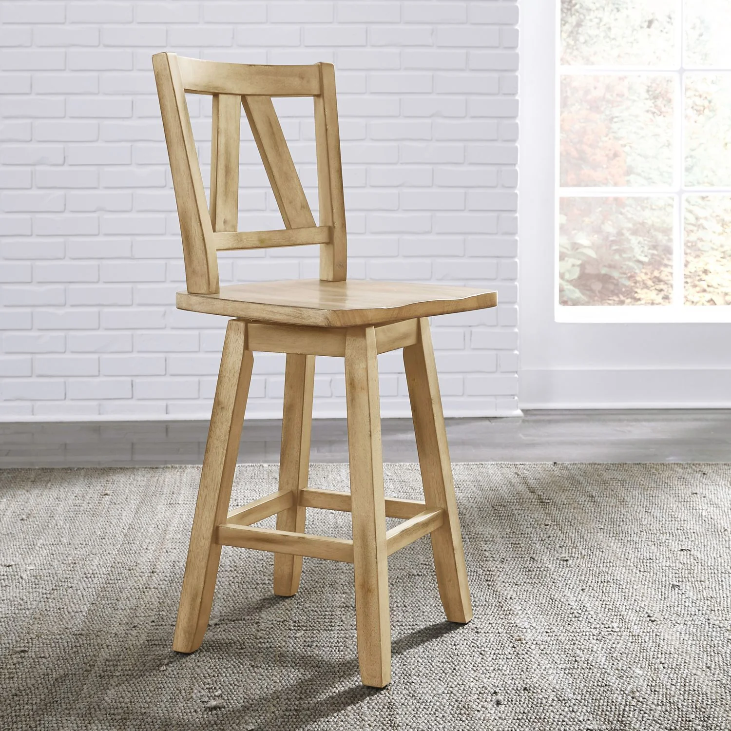 Lindsey Farm - Counter Height Swivel Chair (RTA) - Image 3