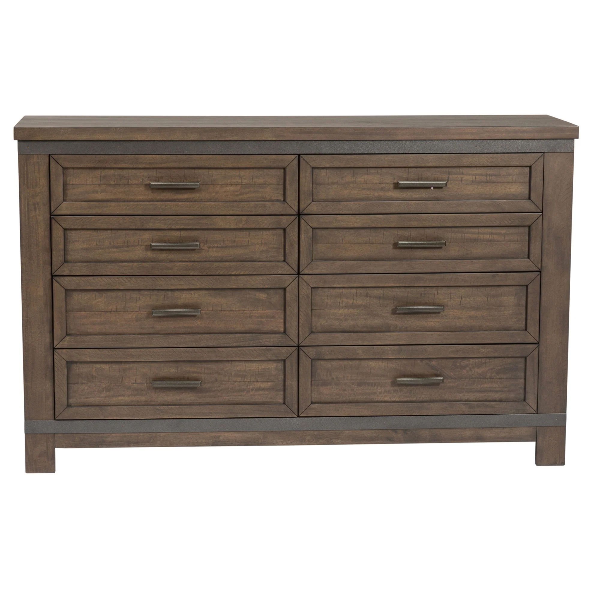 Thornwood Hills - 8 Drawer Dresser - Rock Beaten Brown - Image 1