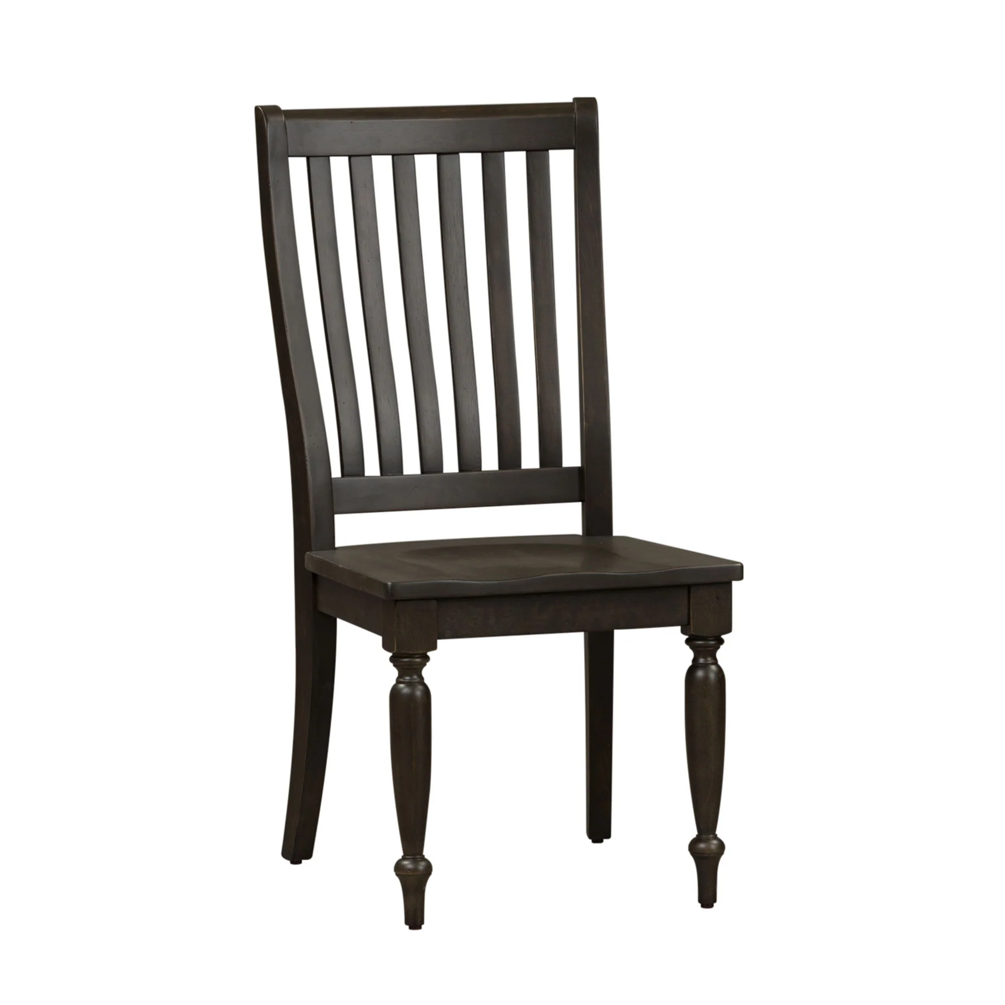 Harvest Home – Slat Back Side Chair – Chalkboard