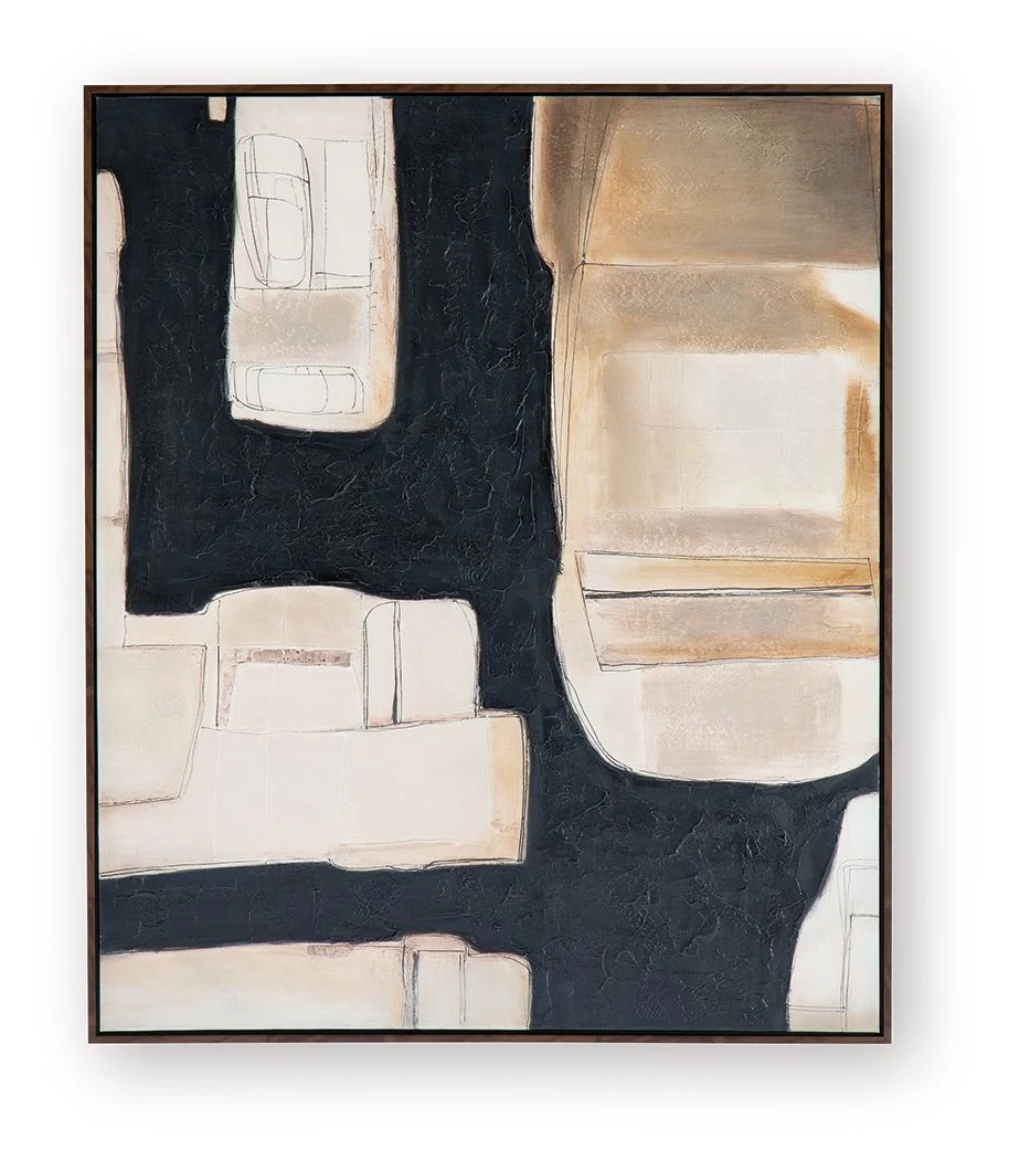 Feyville – Wall Art – Black / Brown / Cream