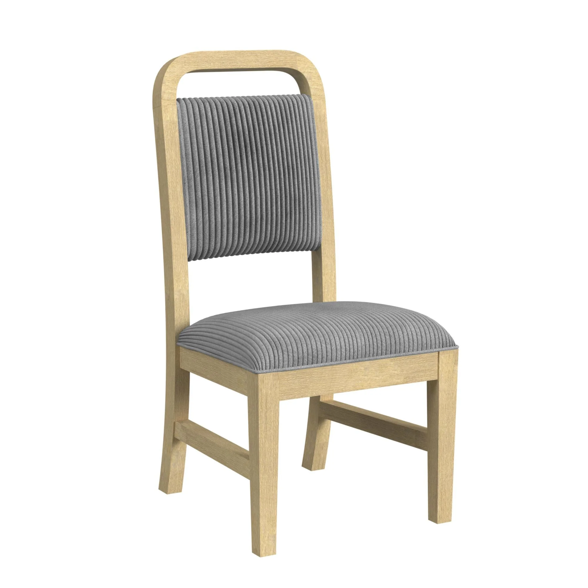 Ridgemont - 5 Piece Standard Height Dining Set (Round Table And Four Chairs) - Natural - Image 3