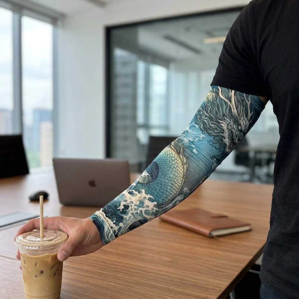 Wild Print Quick-Dry Cooling Arm Sleeves - Image 1