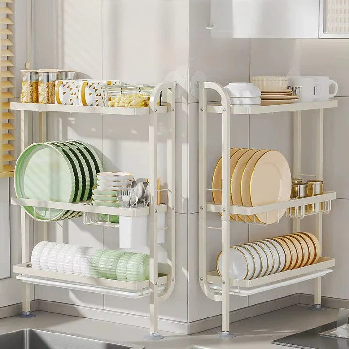 Shelf Sleek Space-Saving Multi-Tier Kitchen Storage Rack - Image 1