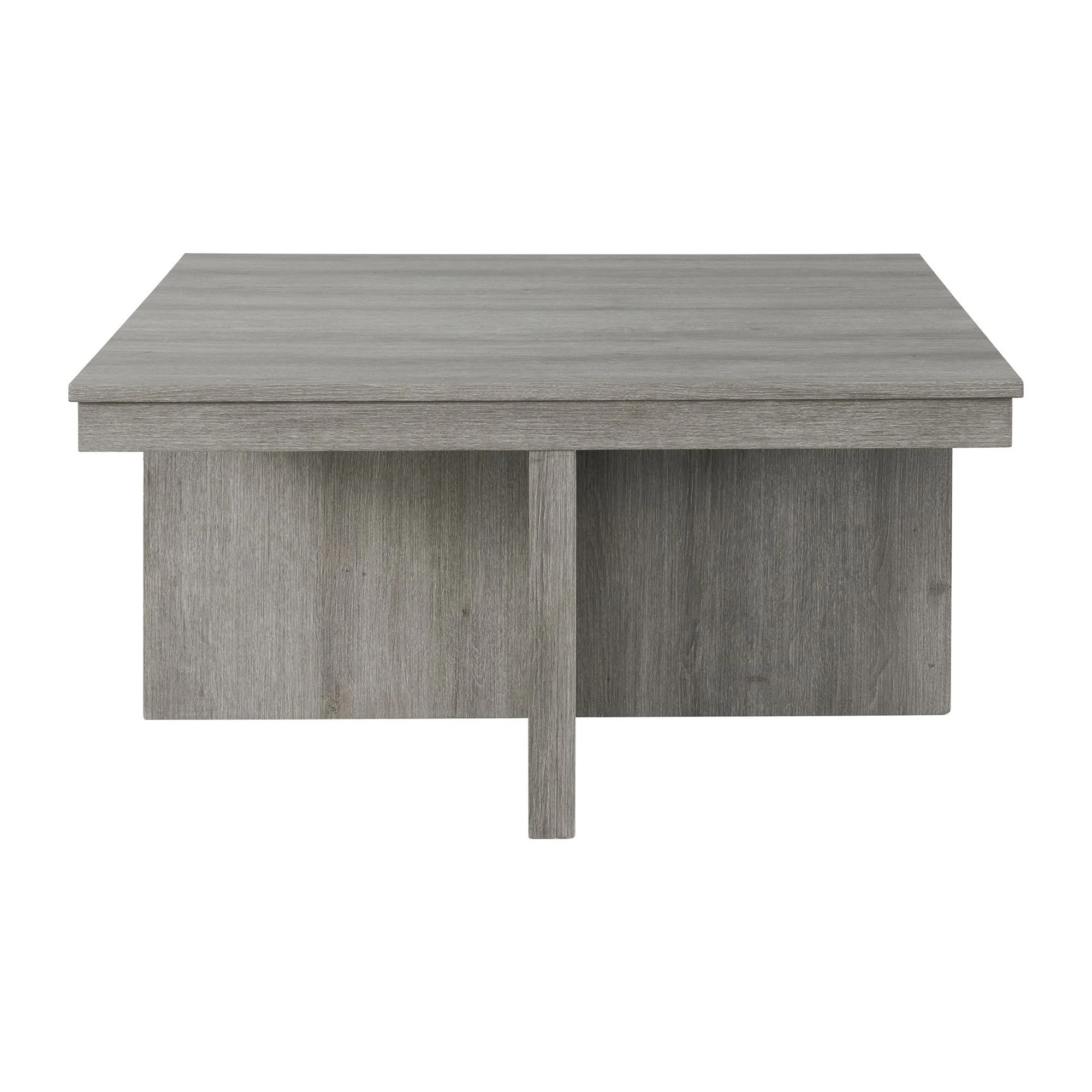 Uster - Coffee Table With Four Storage Stools - Gray - Image 3
