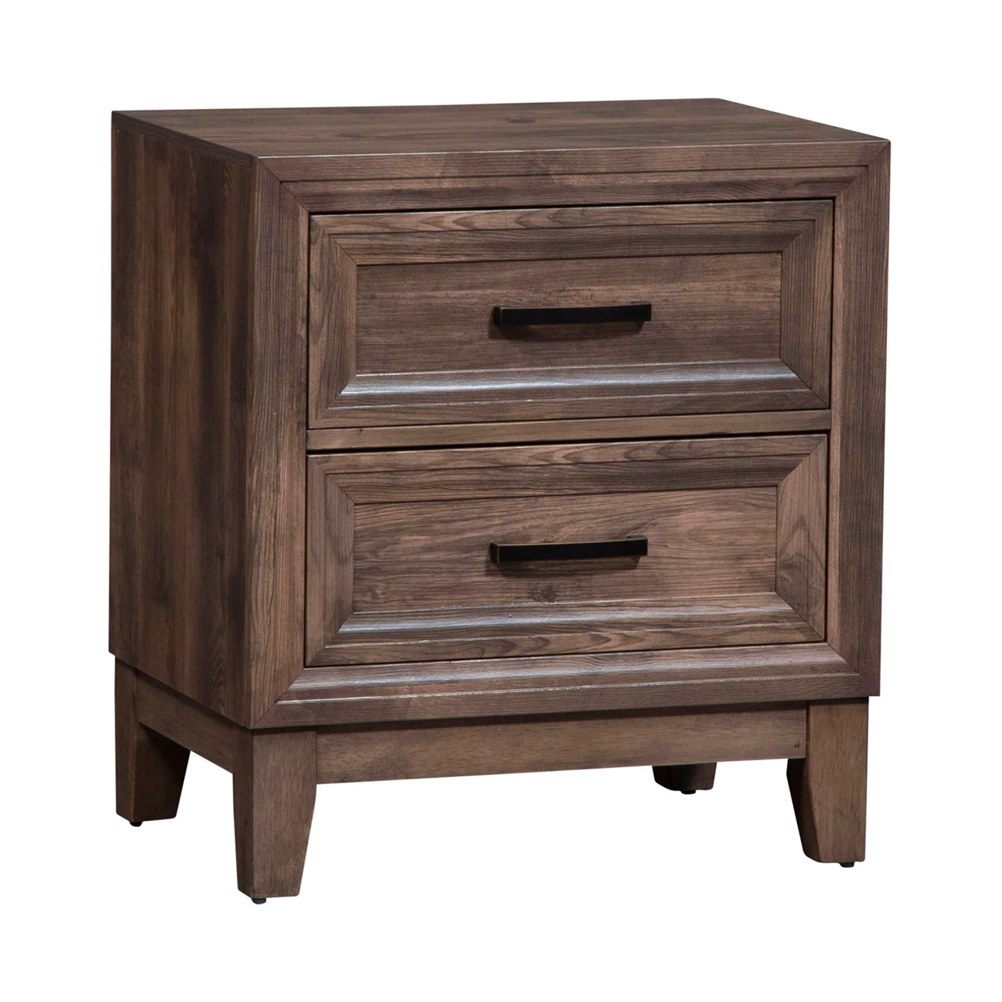 Ridgecrest - 2 Drawer Nightstand - Cobblestone - Image 3