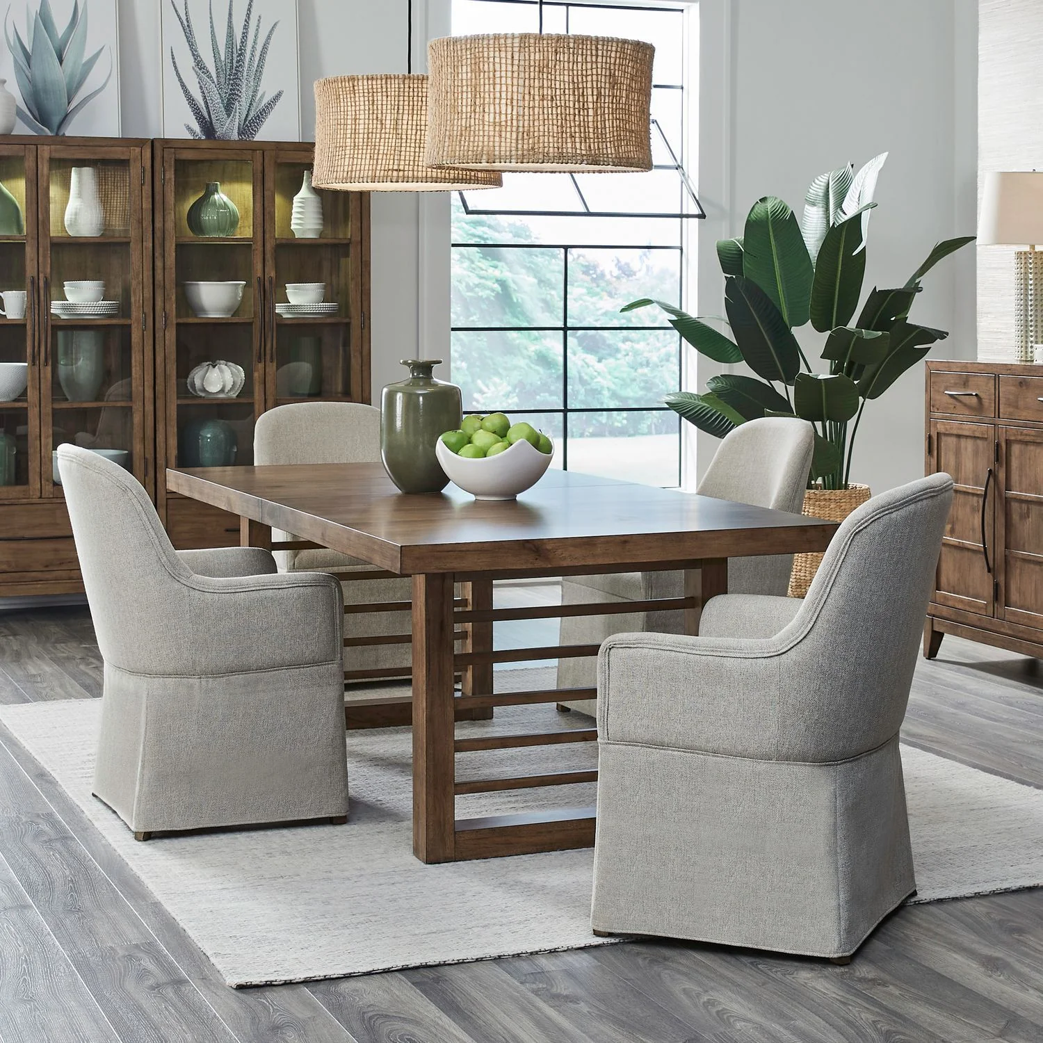 Shaker Lakes - Pedestal Table Set - Image 1